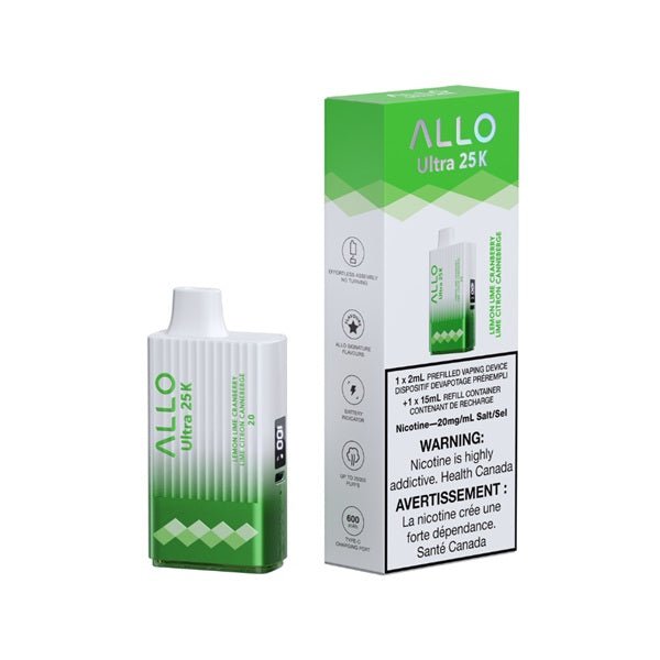 Allo ULTRA 25K – Lemon Lime Cranberry