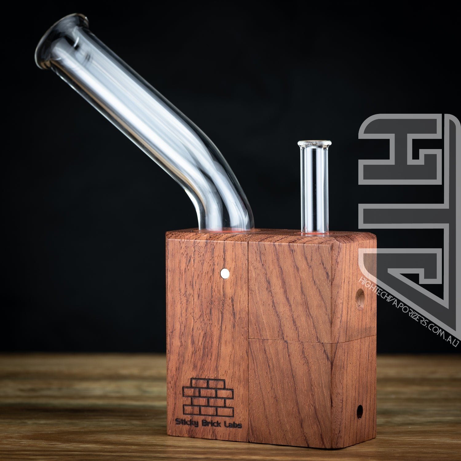 OG Brick Flame Powered Extraction Device (Bubinga) By Sticky Brick Labs