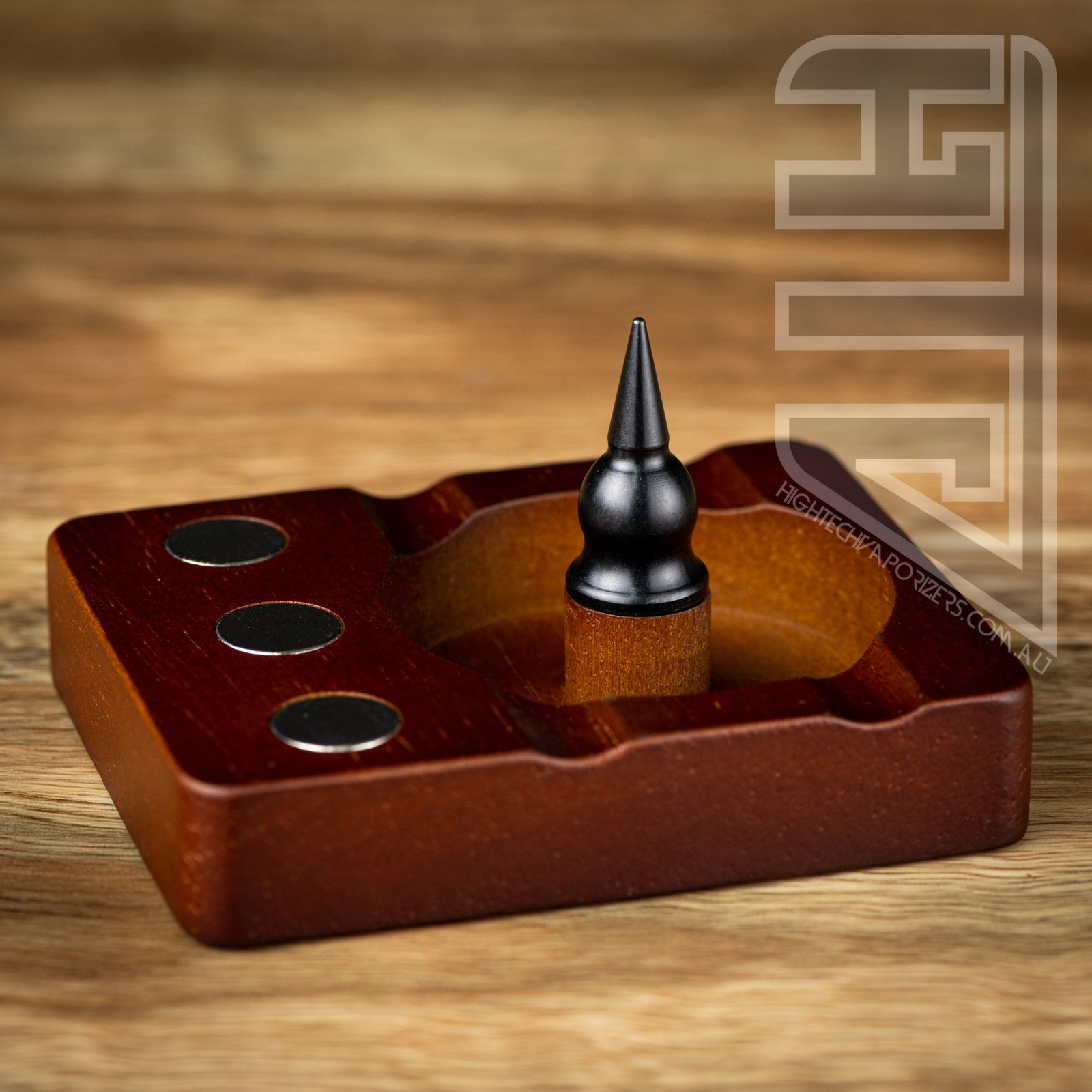Wooden Debowler Stand W/ Steel Spike (for Dynavap)