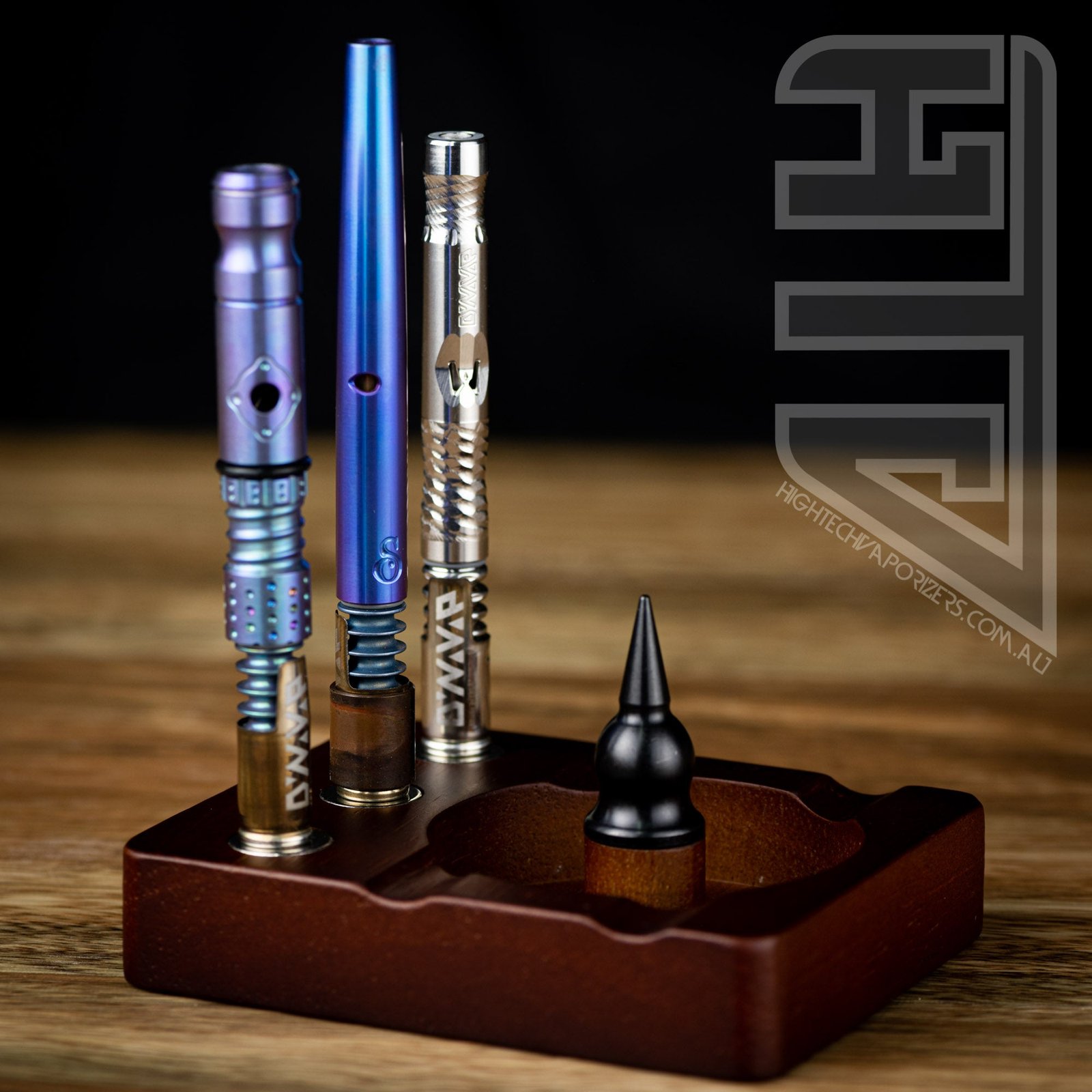 Wooden Debowler Stand W/ Steel Spike (for Dynavap)
