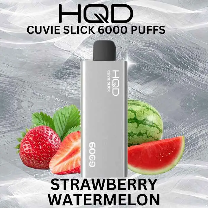 STRAWBERRY WATERMELON – HQD SLICK – 6000 PUFFS