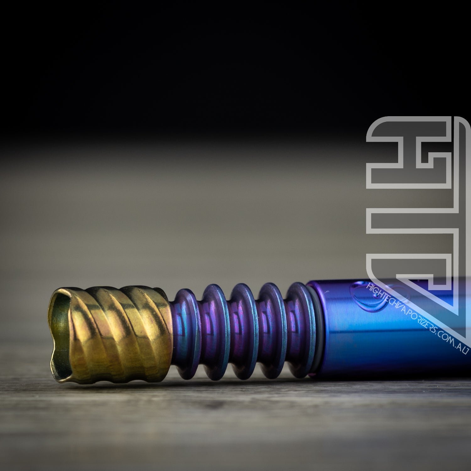 Blurple/gold XL Vortex & Intercooler Plus Titanium Tip
