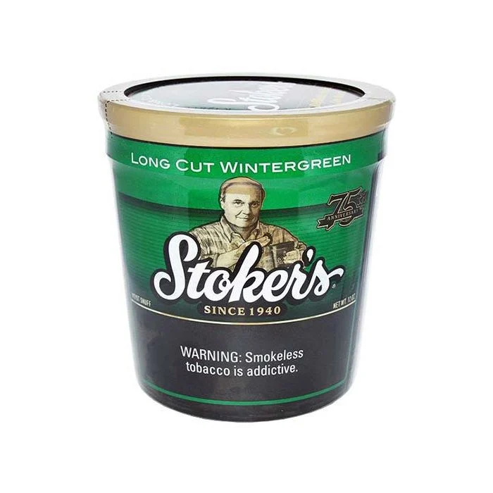 Stoker’s Wintergreen Tub 12oz Long Cut