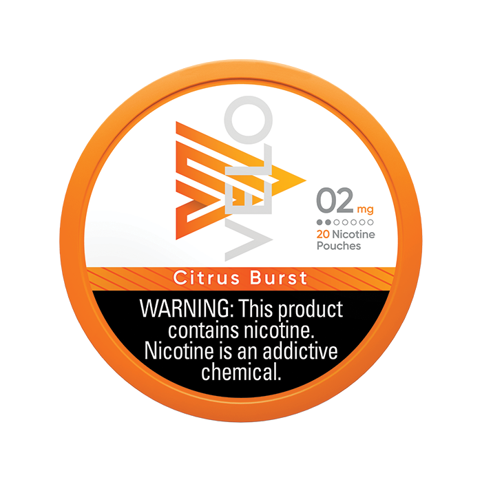 VELO POUCH CITRUS BURST 2MG